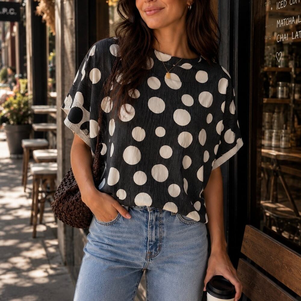 Bryn Walker Polka Dot Top